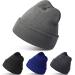 RUN BRAIN GO Beanie Winter Hats Warm Knitted Cap for Men & Women (4 Pack/2 Pack) Black&gray&navy Blue&dark Gray 1