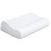 Findigit Ergonomic Cervical Orthopedic Sleep Neck Pillow for Neck Shoulder Pain , Side Sleeper Neck Contour Support Memory Foam Pillow for Side Front Back and Stomach Sleepers White 23.6*14*3.6/4.3