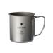 Snow Peak MG-142 Mug Sierra Cup, Titanium, Single Mug, Capacity: 10.1 fl oz (300 ml) 300ml
