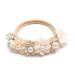 Baby Girl Flower Headbands Set - 3Pcs Elastic Hair Band Crown Wraps for Newborn Infant Toddler by mligril (Beige) - Buy Online on GoSupps.com