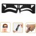 SOESFOUFU Eyebrow Tools eyebrow design eyebrow card eyebrow ruler tool Eyebrow Stencil Measuring Tool Metal eyebrow trimming - Buy Online on GoSupps.com