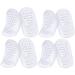 GLEAVI 4 Pairs of Heel Foot Insoles Silicone Gel Heel Cups Shoes Grips Heel Grips Shoes Cushions Inserts Heel Height Pad Heel Protector Anti Slip Shoe Inserts for Women