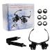 Magnifying Headband Repair Magnifier with LED Light Dual Eye Jewelry Magnifying Glasses 10X 15X 20X 25X Jan-23 Made in China