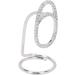 Natudeco Finger Nail Cover Ring Rhinestones Fingernail Opening Ring Nail Art Decoration Finger Tip Rings Nail Gift for Women Ladies(WHITE) - Buy Online on GoSupps.com