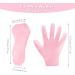Ninnyi 2 Pairs Moisturizing Silicone Glove Socks Women Set Foot Spa Gel Pedicure Silicone Socks for Dry Cracked Feet Calluses Foot Care Pink Anti Slip Aloe Socks - Buy Online on GoSupps.com