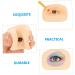 IWOWHERO Practical Eye Skin 1 Set Makeup Practice Skin Eyeshadow Fake Skin Eye Makeup Training Skin Exercise Board Make up 3D - Buy Online on GoSupps.com