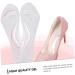 Shop NOLITOY Non-Slip Gel Insoles - 4 Pairs High Heel Cushions & Comfort Shoe Pads for Arch Support - Ideal for Ladies - Buy Online on GoSupps.com