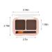 Buy Waterproof Eyebrow Powder - 2 Shades Palette with Brush | Long-Lasting Eyebrow Filler #003 Dark Brown - International Shipping Available - Buy Online on GoSupps.com