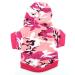Smalllee_lucky_Store hooded shirt for small dogs camouflage chihuahua clothing for girls puppies t-shirt for cats yorkshire toys poodle pink xs mini-x (breast: 30cm back: 19cm) pink camo