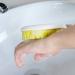 Mintata Foldable Long Handle Body Shower Brush - Exfoliating Back Scrubber for Men and Women - Buy Online on GoSupps.com