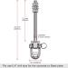 SELEWARE Heavy Duty Swing Hanger Set - Stainless Steel - M10 x 8.8 Swing Bolts - 1800LB Capacity - 6pcs - Buy Online on GoSupps.com