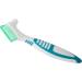 Premium Double-Sided Denture Brush for Effective Plaque Removal and Bacteria Cleaning - Safe and Nontoxic Tool for False Teeth Maintenance - Buy Online on GoSupps.com