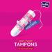 Bella Tampo Regular Tampons - Easy Twist System 5 Packs of 16 | Ideal for Beginners - International Shipping Available - Buy Online on GoSupps.com