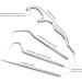 Toothpicks Pocket Set - Reusable Stainless Steel Dental Floss Picks Kit for Travel | Oral Hygiene Tools for Adults - Buy Online on GoSupps.com