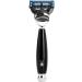 M HLE Vivo Shaving Set with Bowl - Pure Badger Hair Gillette Compatible Black Resin - Premium International Shipping - Buy Online on GoSupps.com