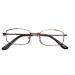 Light compact metal reading glasses reading aid with spring hinge in four colors of +1.0 +1.5 +2.0 +2.5 +3.5 reading glasses Gold 2.0 x