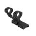 Monstrum Slim Profile Series Cantilever Offset Dual Ring Picatinny Scope Mount with Quick Release | 1 inch Diameter Black