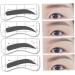 FOMIYES 96 Pairs 8 Eyebrow Shaping Tools Molds Eyeshadow Eyebrow Card Female Painting Eyebrow Powder 1 count (Pack of 1) As Shownx3pcs - Buy Online on GoSupps.com