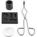 4pcs Fire Graphite Set Crucible + Tongs + Bowl + Combination Mould for Platinum, Gold, Silver Smelting - Buy Online on GoSupps.com