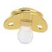 Ultra Light Soft Bling Silicone Baby Schnuller for 6-18 Months | Glow in the Dark Pacifier for Breastfed Infants | Gold Baby Girls Pacifier - Buy Online on GoSupps.com