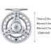 Buy Fly Fishing Rolls - Aluminum Alloy Fly Reels for Trout Bass & Carp | Sizes 7/8 5/6 3/4 - Black/Silver - Buy Online on GoSupps.com