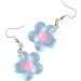 Shop Feyley Earrings | Colorful Resin Flower Dangle Earrings for Parties - Violet Charm Jewelry - Buy Online on GoSupps.com