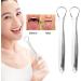 Xujlrl 4-Piece Stainless Steel Tongue Cleaner Set - Effective Tongue Scraper for Fresh Breath - Ideal for Adults & Children - Buy Online on GoSupps.com