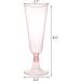Hedume 70 Pack Pink Champagne Flutes - 5oz Disposable Plastic Wine Glasses for Wedding, Party, Valentine's Day - 2-Piece Disposable Champagne Glasses - Buy Online on GoSupps.com