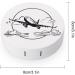 Airplane Contact Lens Case with Mirror - Portable & Cute Travel Kit for Eye Contacts - Buy Online on GoSupps.com
