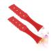 Magiclulu 2st massage bush Pai Sha board Massage knocking napkins immune system tool massage tools massage bars calf massage device sandboard massage tab fitness scrollrad red