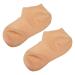 VOCOSTE 1 Pair Moisturizing Gel Socks Cracked Foot Care Protector Ankle Silicone Socks Beige M Size