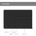 Reopet Waterproof Silicone Pet Feed Mats - Elevated Edges for Dogs & Cats 87x57cm (1-Pack) Coal Black - Buy Online on GoSupps.com
