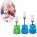 Electric Nail Grinding Head Drill Bit Ceramic Round White Nail Drill Bit