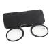 Seminismar Mini Nose Clip B gellose reading glasses monocle glasses reading aid glasses without an iron reading glasses with universal compactui reading glasses dioptria women compact foldable reading glasses black +2.0