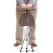 Walking Stick Chair Walking Cane with Seat Height Adjustable Crutch 3 Legs with Led Light Balancing Mobility Aid for Disability Elderly Anti-Slip Portable Elegant - Buy Online on GoSupps.com