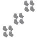 minkissy 6 Pairs Heel Protector Socks Gel Foot Socks Rough Calluses Socks Stocking Stuffers for Guys Heel Moisturizing Socks Heel Socks Feet Cracked Socks Protective Agent Ordinary Miss