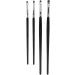 Jauarta 4pcs Eye Shadow Eyeline Brushes Soft Brush Comfortable Handle Hair Detail Makeup Brush Kit - Buy Online on GoSupps.com