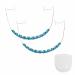 Fake Braces Temporary Clip on Teeth with Brackets & Wire Temporary Braces Suitable for Orthodontists to Explain and Practice for Dental Students - Brackets Falsos Para Dientes(Light Blue)