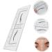 Ipetboom 10pcs Eyebrow Design Ruler Brow Guide Template Brow Ruler Brow Shaping Template Guide Ruler Make up - Buy Online on GoSupps.com