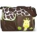 Accessotech Waterproof Baby Diaper Nappy Mummy Changing Handbag Shoulder Bag with Mat Travel (Giraffe Green) - Buy Online on GoSupps.com