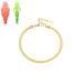 JiAggo Frida Magnetic Lvmphvity Cleansing Bracelet Lymphatic Drainage Magnetic Bracelet Adjustable Magnetic Bracelets (Gold)