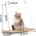 Sunny Seat Cat Window Perch Hammock | Space Saving Cat Bed | Size 55x35cm - Buy Online on GoSupps.com