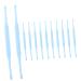 HEATSHAKING 12pcs Picker Plastic Clean Tool No Harmful Materials Smooth Edges Easy to Use Carrying Case Included Random Color