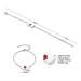 Diabetic Anklet Medical Alert Foot Bracelet Boot Jewelry - Buy Online on GoSupps.com