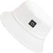 MaxNova Reversible Bucket Hats 2 Pack - Women's Sun Beach Hat with Flower Embroidery - White/Black Smiley Face Design - Buy Online on GoSupps.com