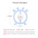 Silicone Baby Teething Toy with Rattle Bell | Deer Shape Teether for 3+ Months | Food-Grade Infant Chew Toy for Sucking Needs - Buy Online on GoSupps.com