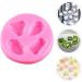 Cabilock 9 Pcs Baking Mold Silicone Chocolate Molds Pastry Silicone Mold Jelly Pink Cake Machine 7X7X1CMx3pcs Pinkx3pcs - Buy Online on GoSupps.com