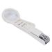 Stainless Steel Adjustable Nail Snap with Magnifying Glass for Seniors - Fingernail & Toenail Cutter Care (White) - Buy Online on GoSupps.com