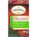 Twinings of London Organic and Fair Trade Certified Pure Green Tea Bags, 20 Count (Pack of 6) Organic and Fair Trade Certified Pure Green 20 Count (Pack of 6)