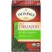 Twinings of London Organic and Fair Trade Certified Pure Green Tea Bags, 20 Count (Pack of 6) Organic and Fair Trade Certified Pure Green 20 Count (Pack of 6)